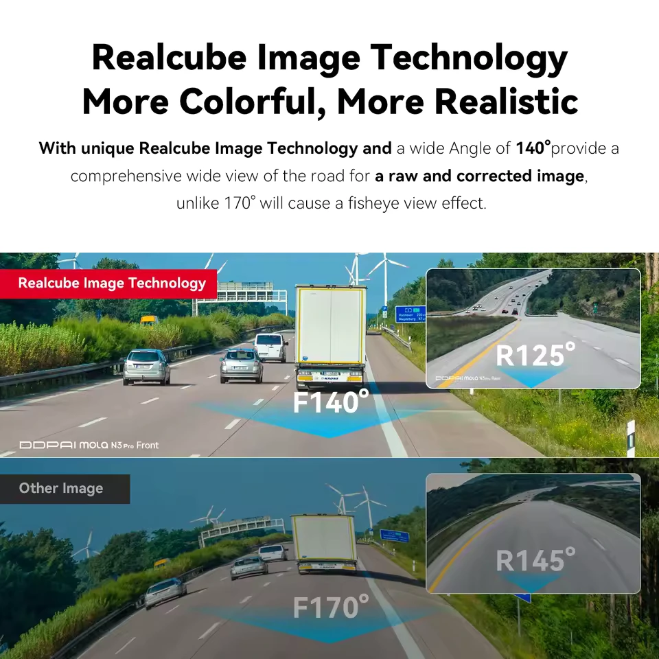 DDPAI N3 Pro Dual Dashcam mit GPS, WLAN und Parküberwachung – Bild 4