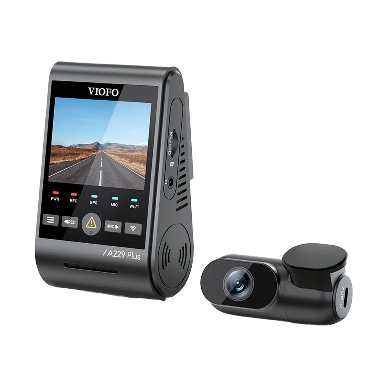 VIOFO A229 Pro Dual Dashcam vorne und hinten mit 4K, 2K, GPS, WLAN und Parküberwachung – Bild 1