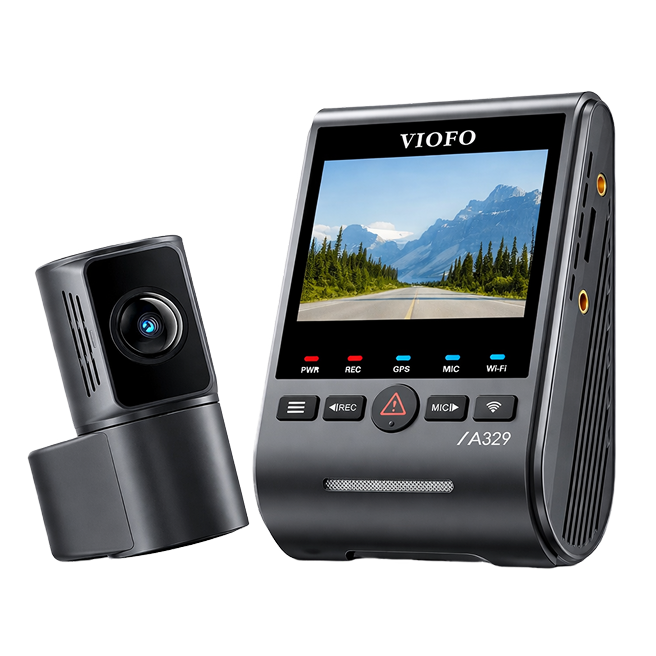 VIOFO A329S 2CH Dual Dashcam vorne und hinten mit 4K 60fps, 2K HDR, GPS, Wi Fi 6 und Parküberwachung – Bild 1
