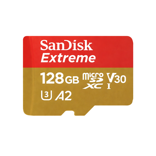 SanDisk Extreme microSDXC 128GB Speicherkarte für Dashcams und 4K Aufnahmen – Bild 1