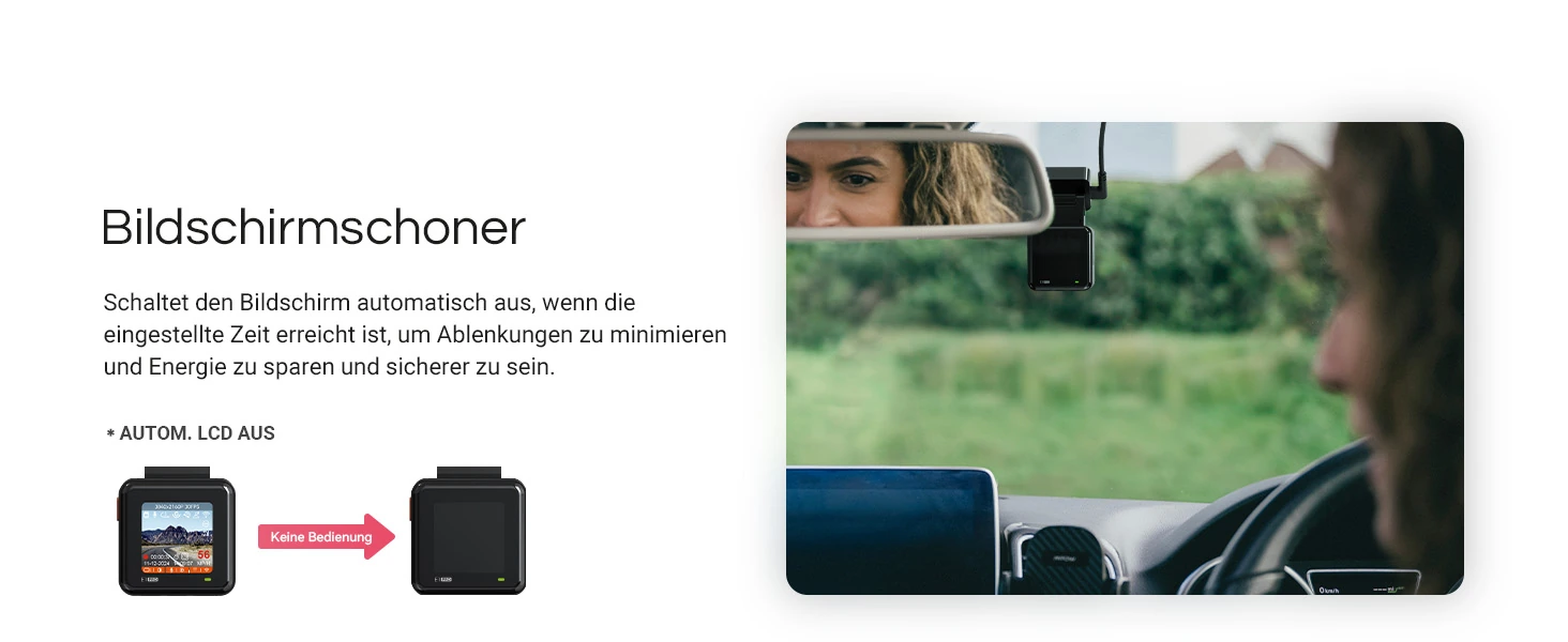 Vantrue E1 Pro 4K Mini Dashcam mit GPS, WLAN und Parküberwachung – Bild 22