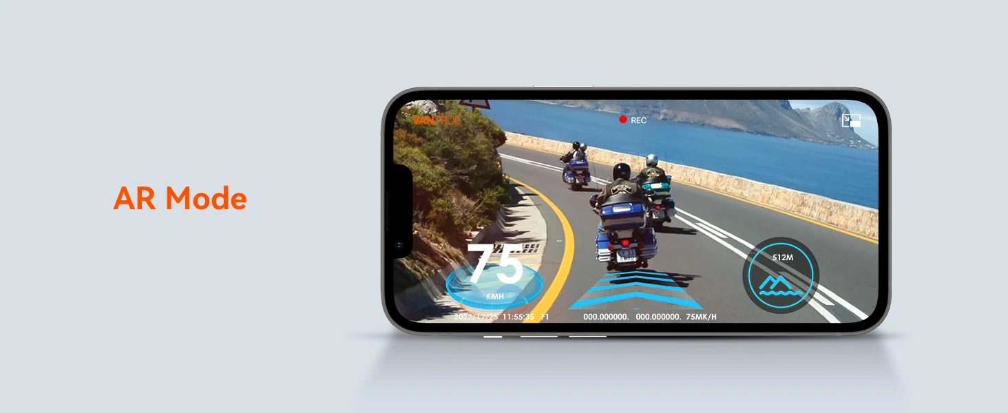 Vantrue F1 Motorrad-Dashcam – Bild 8