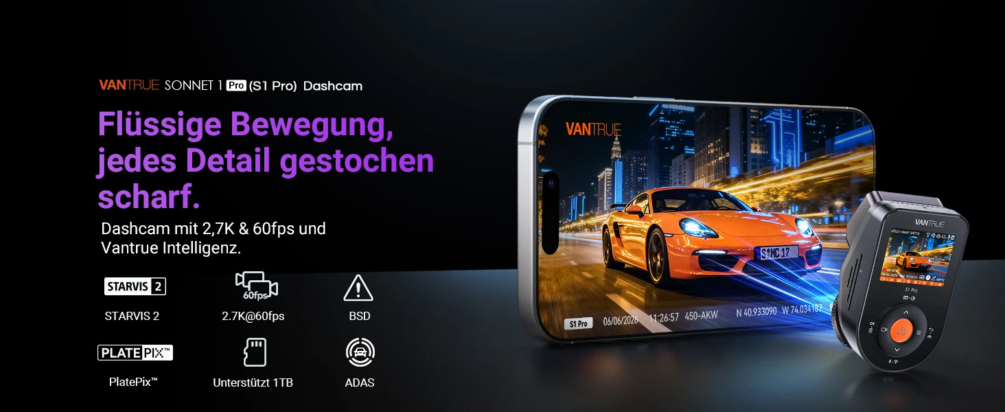 Vantrue S1 Pro – Bild 2
