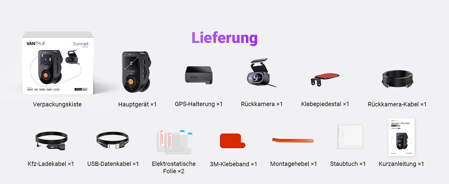 Vantrue S1 Pro Max 4K+4K – Bild 17